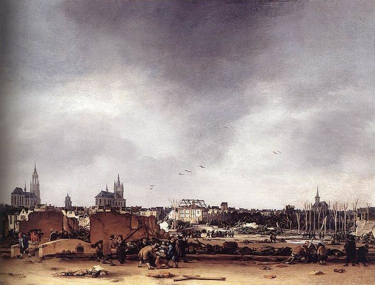 Egbert van der Poel View of Delft after